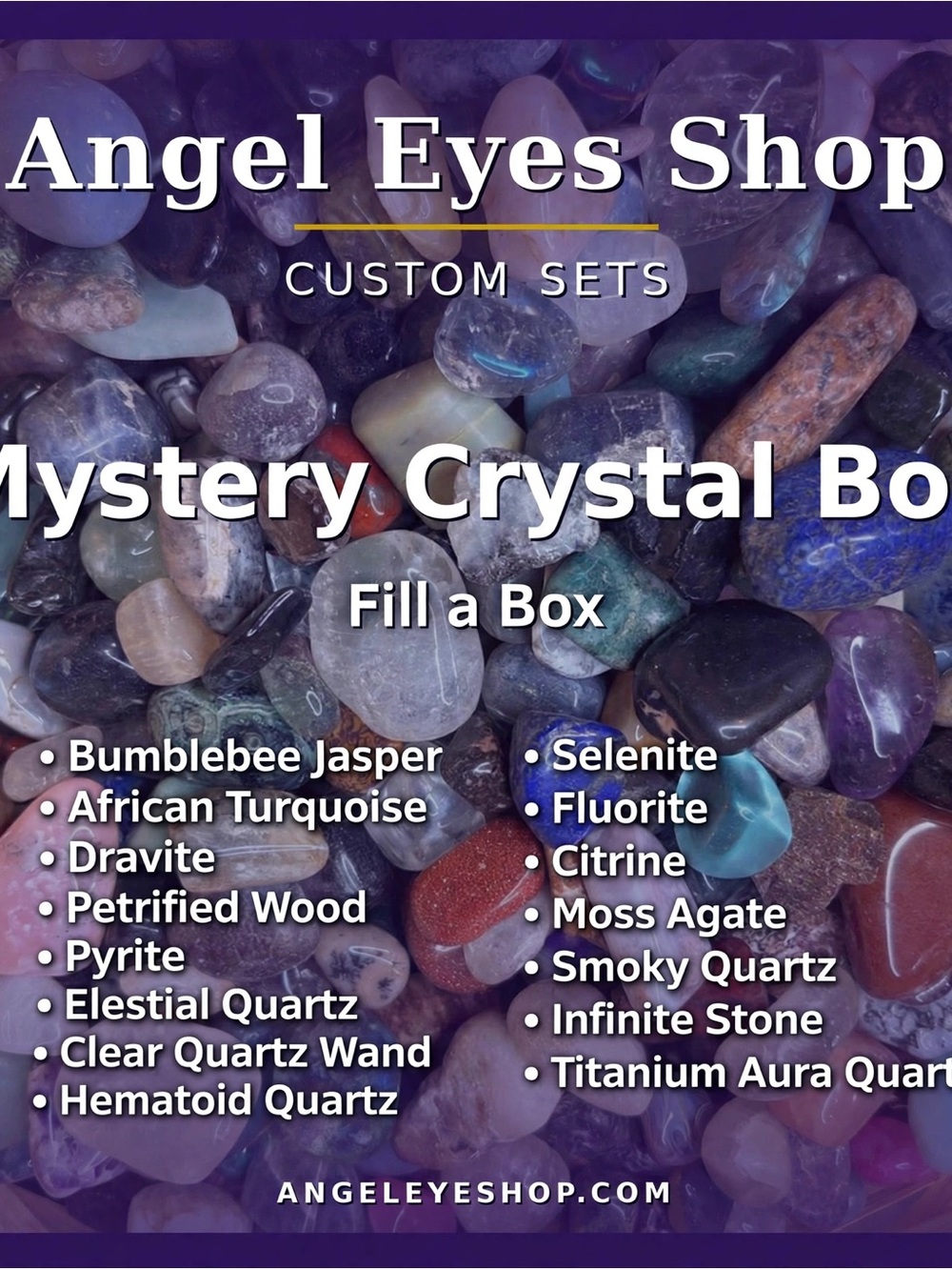 Mystery Crystal Box - Multicolor Polished Gemstones